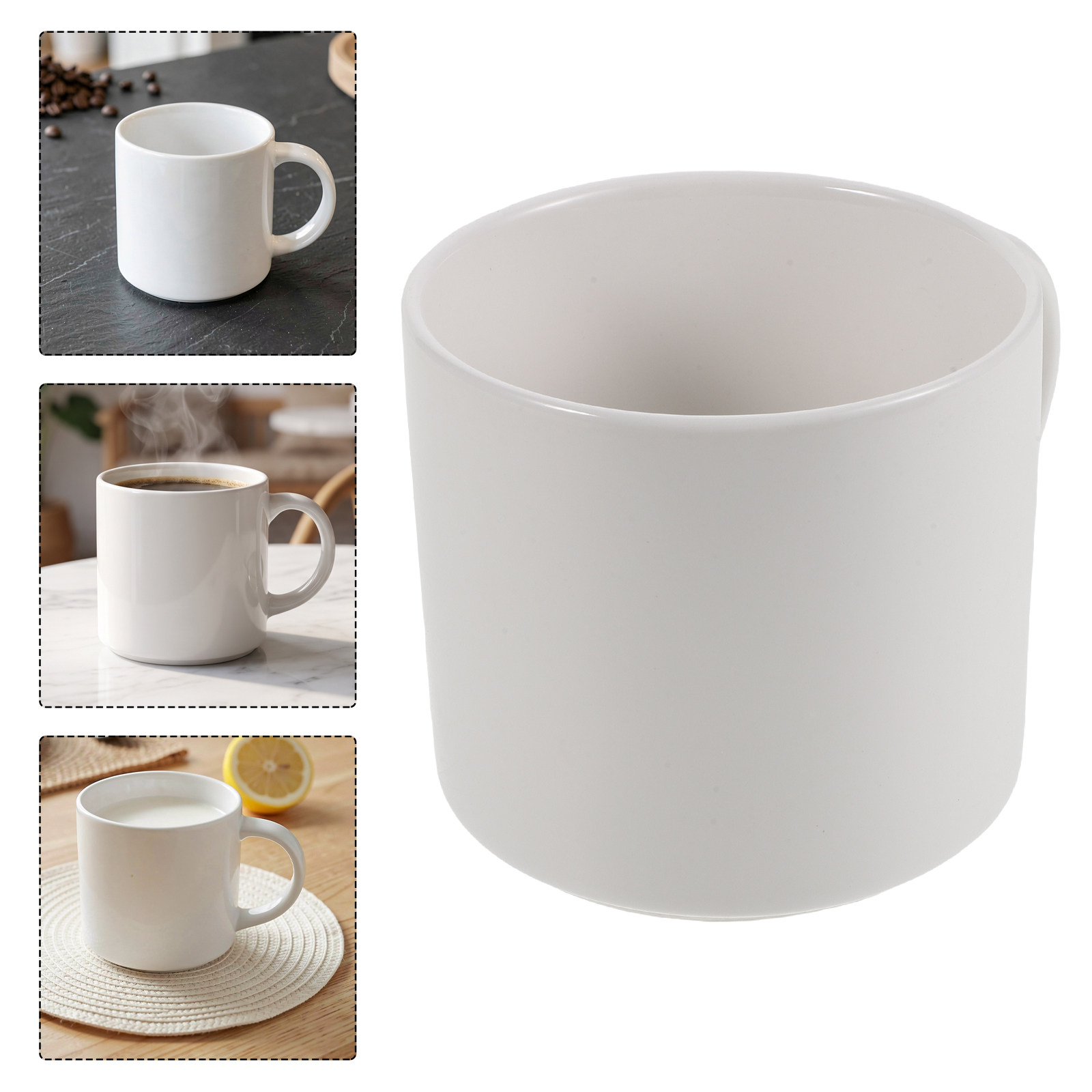 White Ceramic Coffee Mug 15 Oz - Sublimation Mug White ulasan dan harga