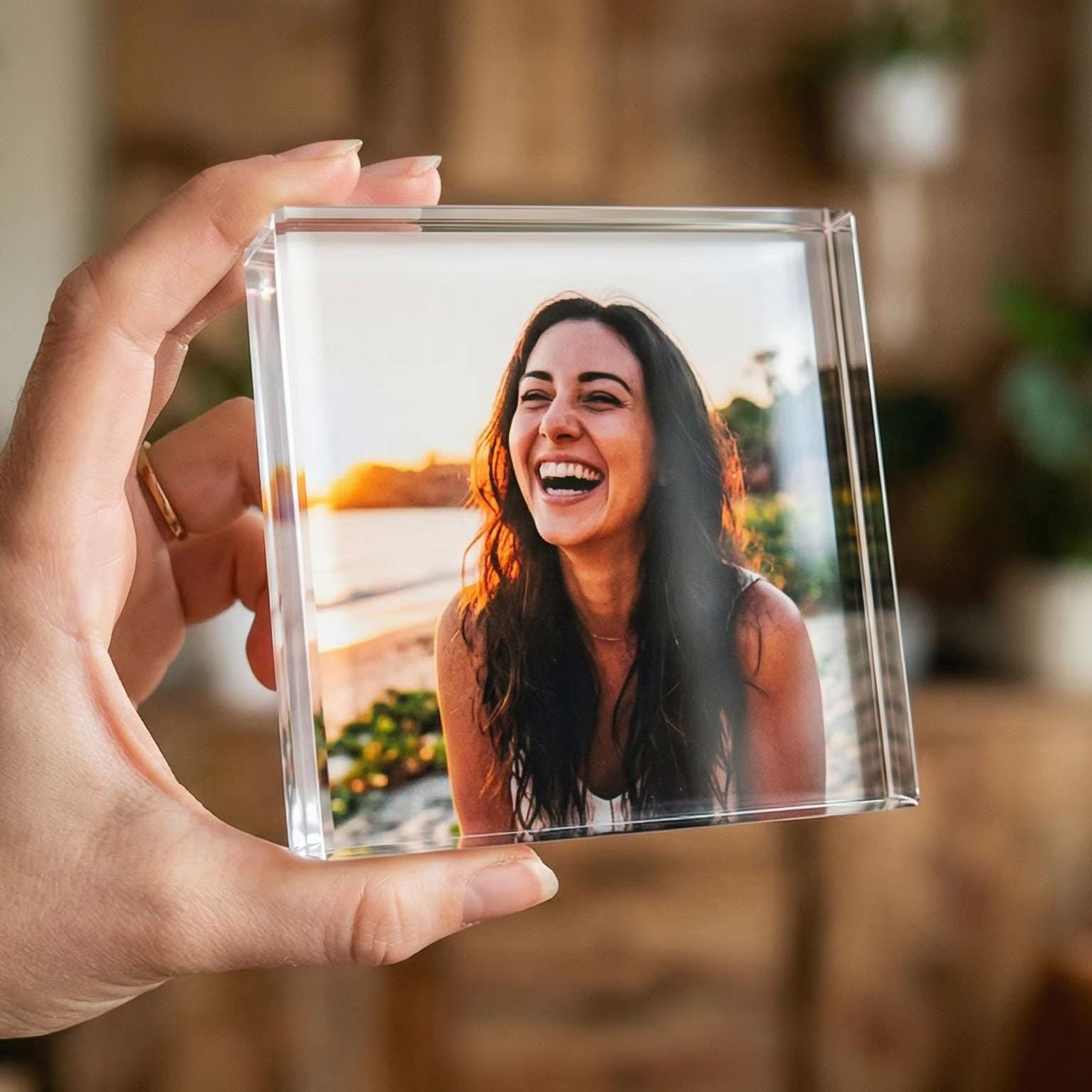 Custom Friendship Photo Block, - Photo Acrylic Block ulasan dan harga