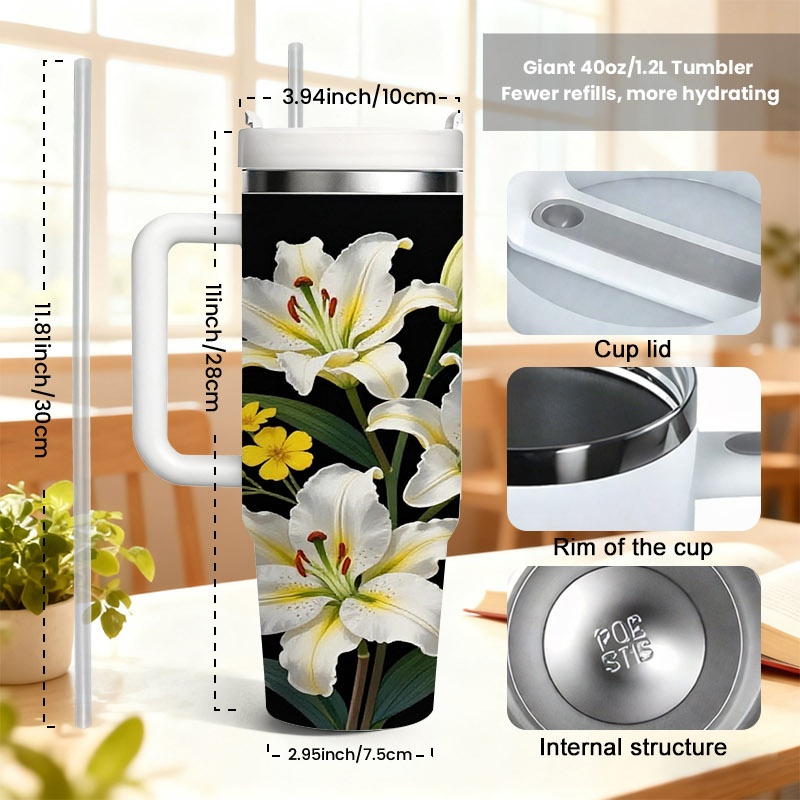 40Oz Stainless Steel Double-Wa - Sublimation Mug White ulasan dan harga