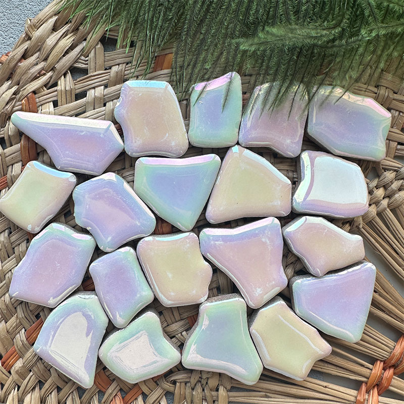 100g irregular Ceramic Mosaic  - Ceramic Tile Blank ulasan dan harga