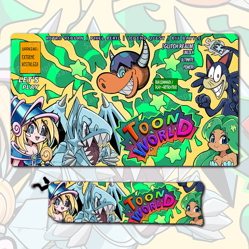 Yu-Gi-Oh! 600x350mm Toon Dark  - Door Mat Blank ulasan dan harga