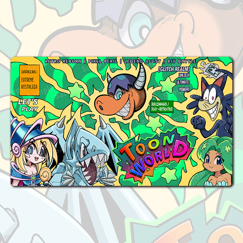 Yu-Gi-Oh! 600x350mm Toon Dark  - Door Mat Blank ulasan dan harga
