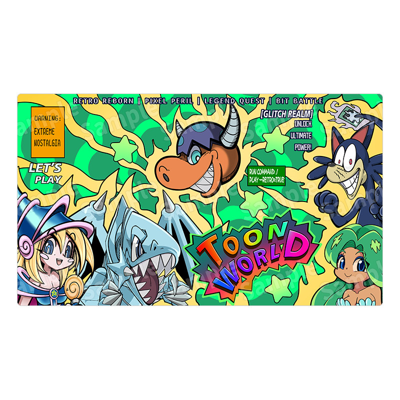 Yu-Gi-Oh! 600x350mm Toon Dark  - Door Mat Blank ulasan dan harga