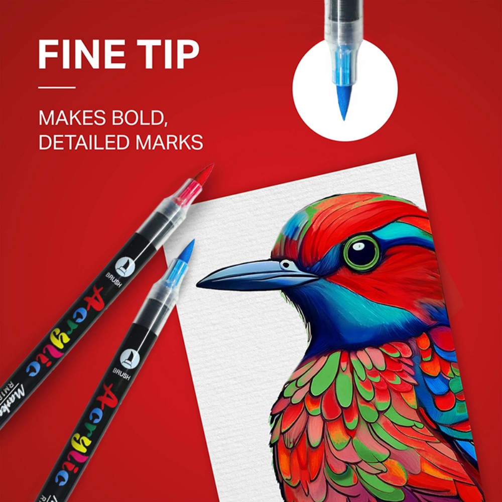 12-60 Colors Acrylic Paint Mar - Copic Marker Classic ulasan dan harga
