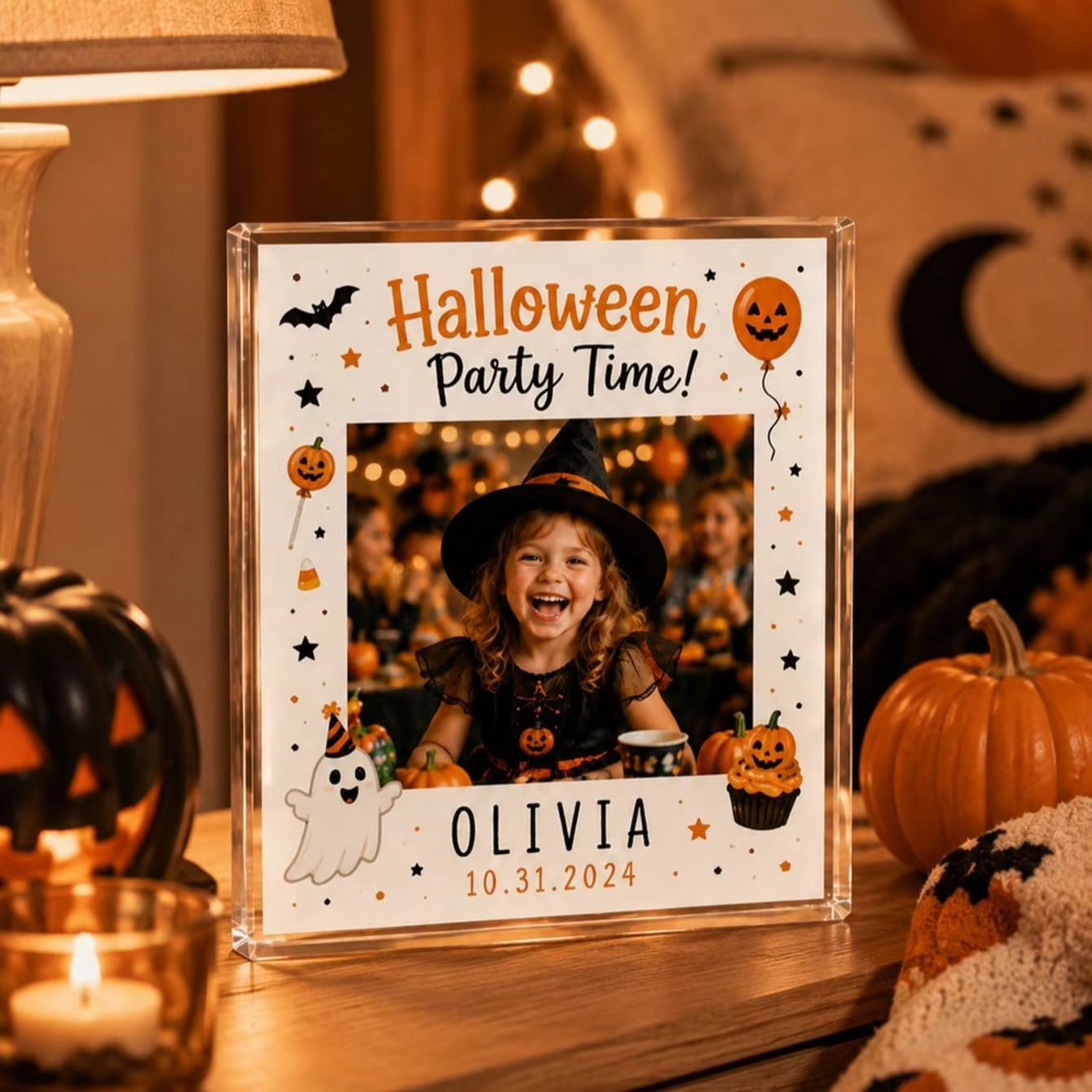 Custom Halloween Acrylic Photo - Photo Acrylic Block ulasan dan harga