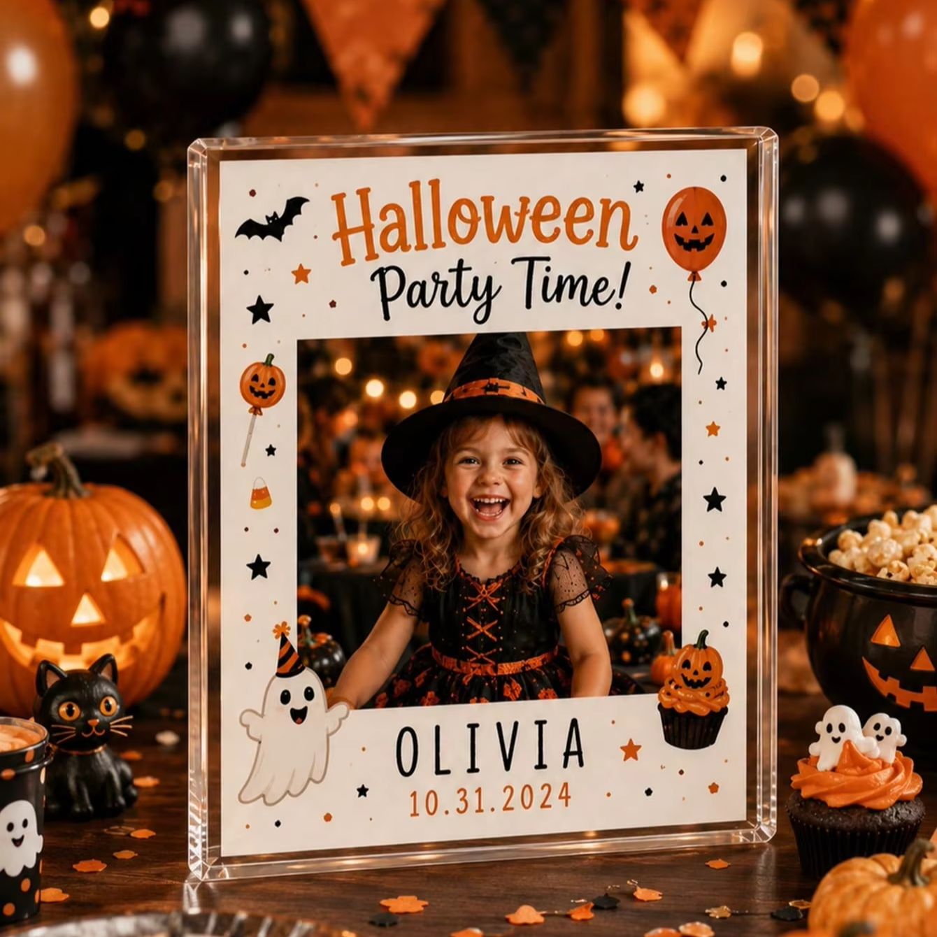Custom Halloween Acrylic Photo - Photo Acrylic Block ulasan dan harga