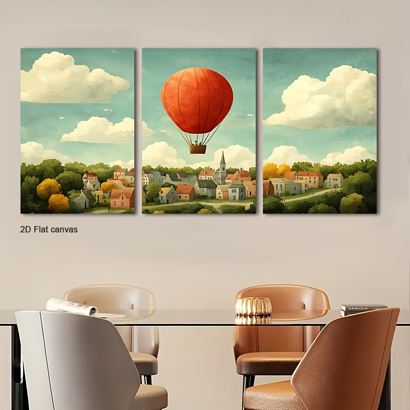 Frameless Canvas 3pcs Framed R - Canvas Wrap Ready ulasan dan harga