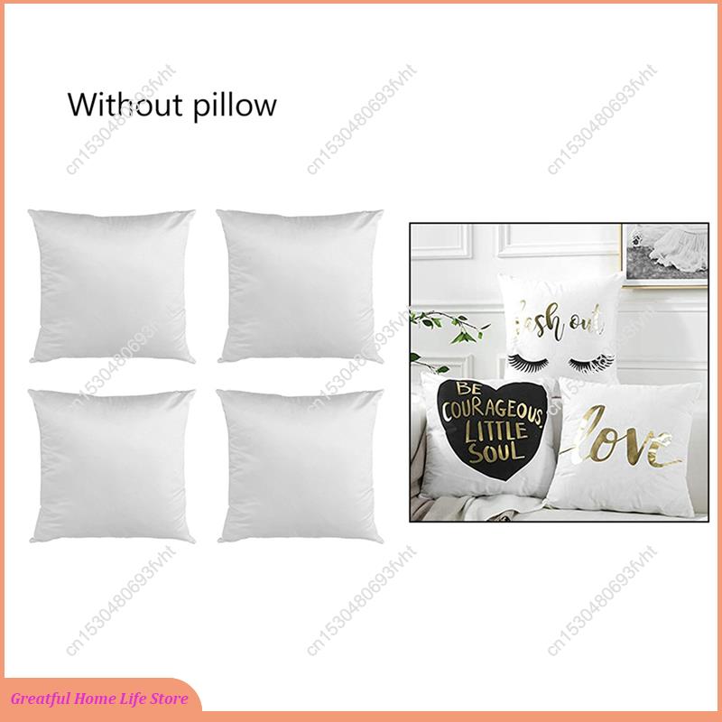 AT59 40X40 White Plain Sublima - Pillow Cover Sublimation ulasan dan harga