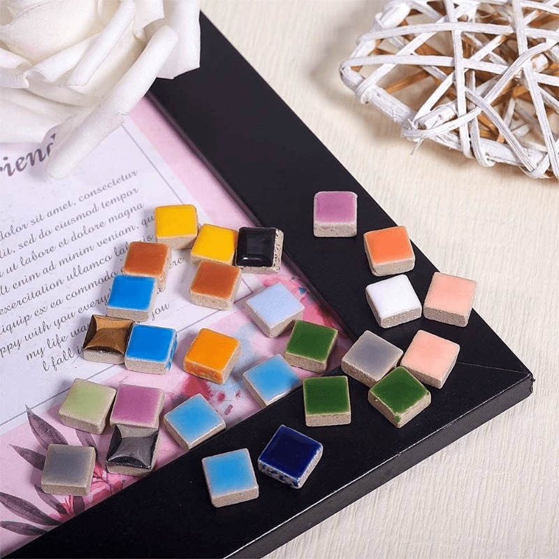 100g Square Ceramic Mosaic Til - Ceramic Tile Blank ulasan dan harga