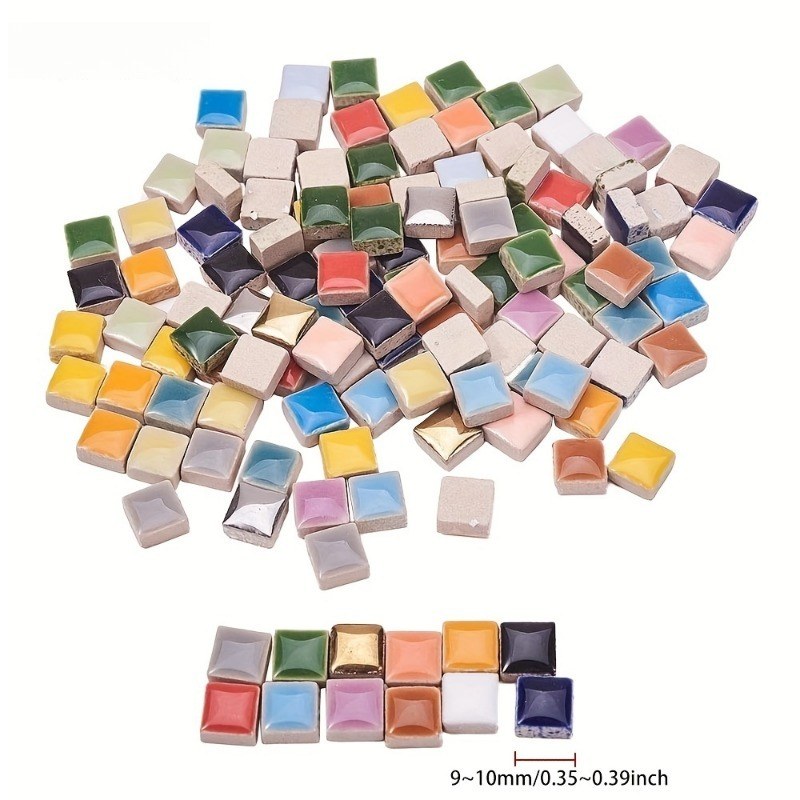 100g Square Ceramic Mosaic Til - Ceramic Tile Blank ulasan dan harga