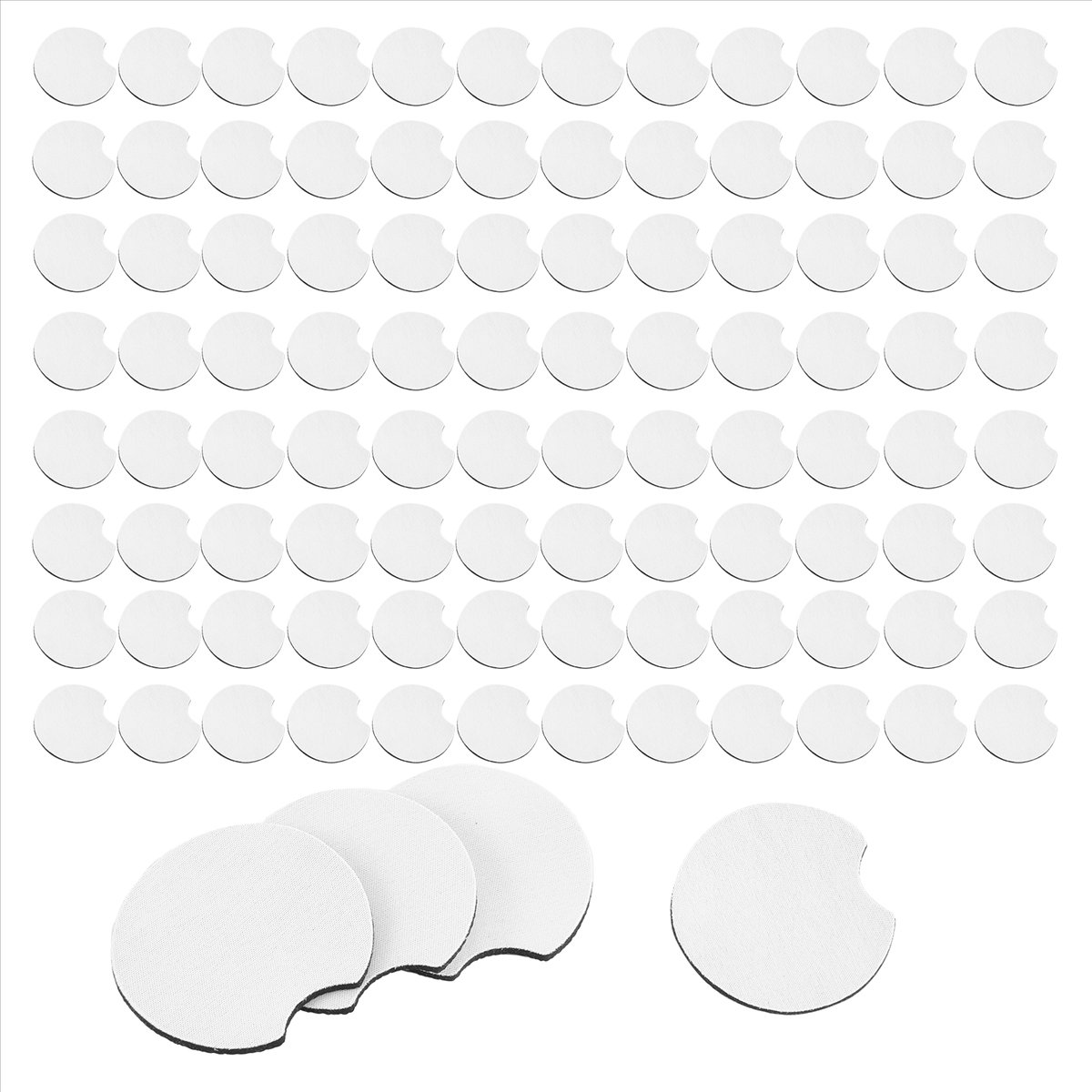 AA83 100 Pcs of Sublimation Bl - Coaster Sublimation Blank ulasan dan harga
