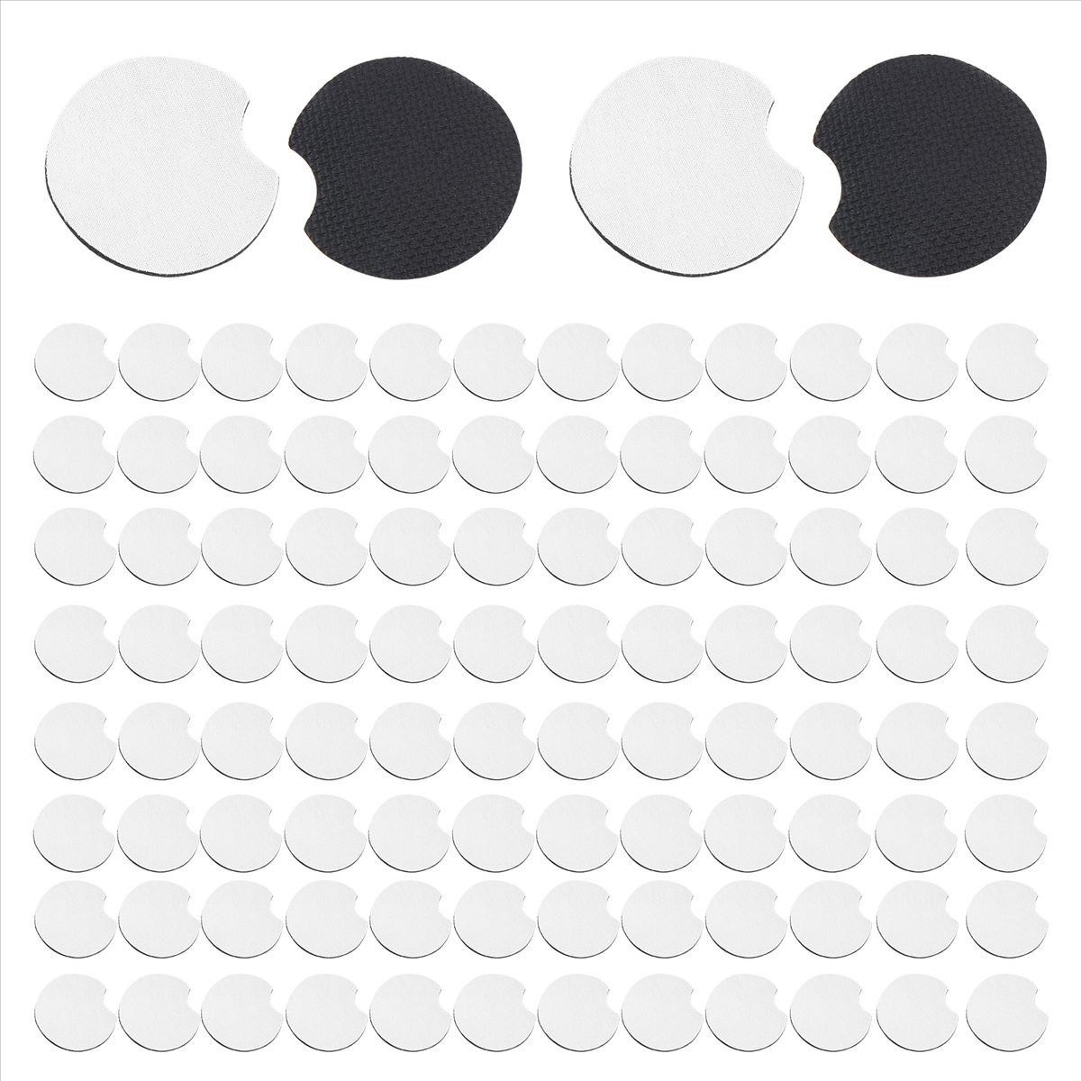 AA83 100 Pcs of Sublimation Bl - Coaster Sublimation Blank ulasan dan harga