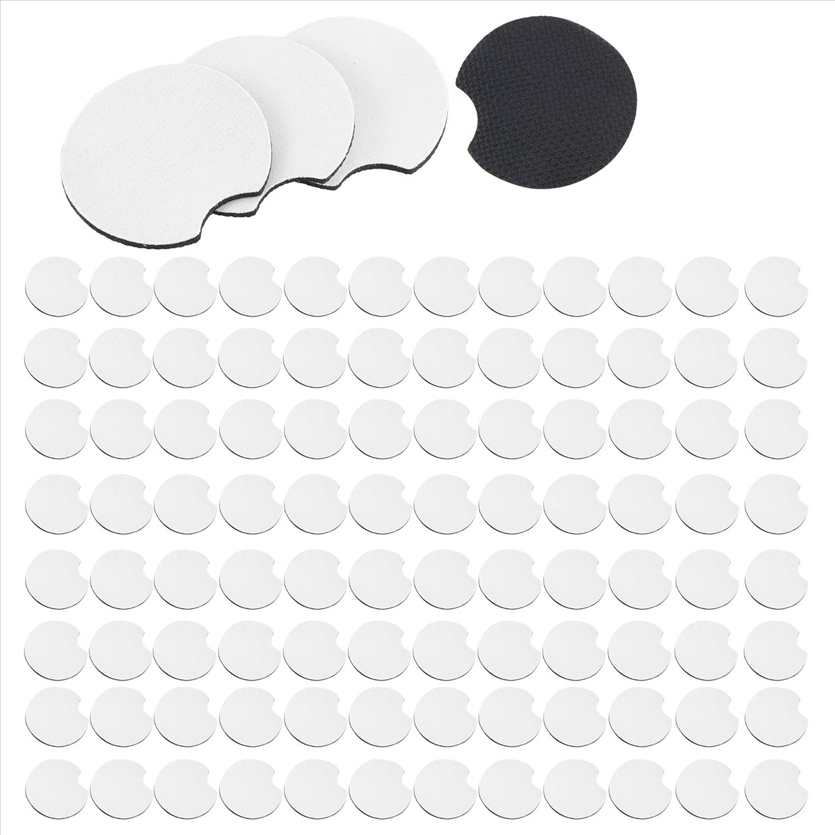 AA83 100 Pcs of Sublimation Bl - Coaster Sublimation Blank ulasan dan harga