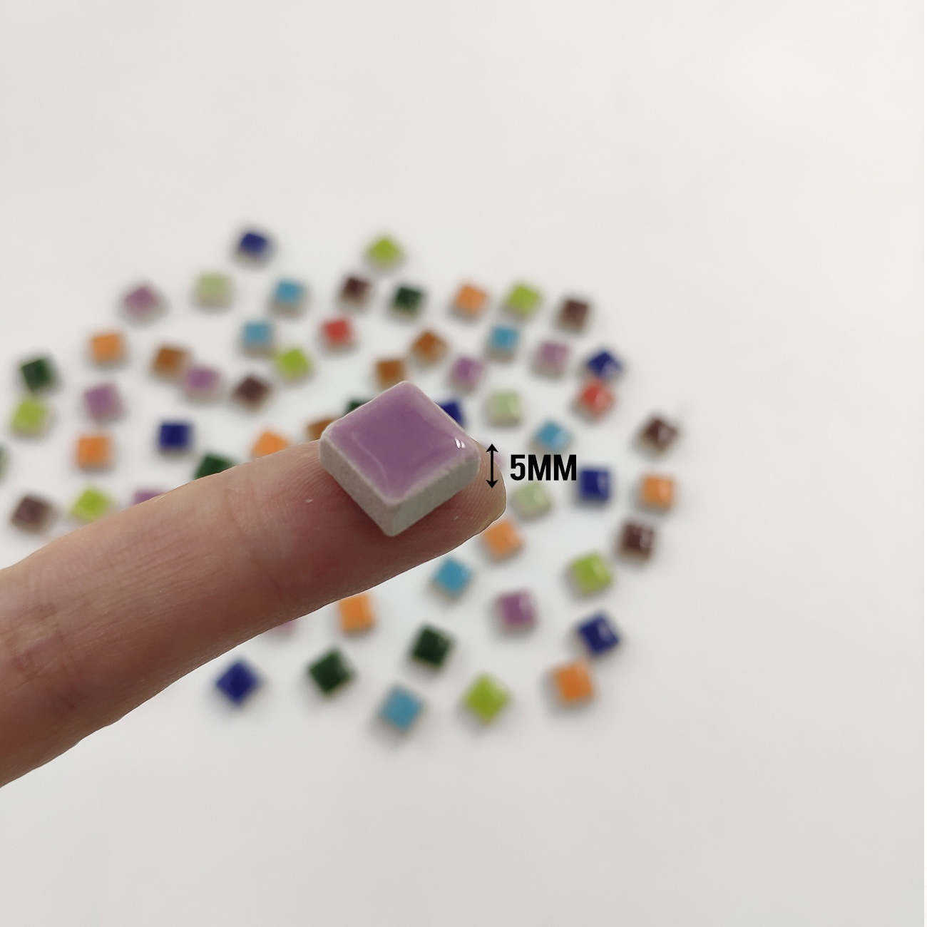 100g DIY Ceramic Mosaic Tiles  - Ceramic Tile Blank ulasan dan harga