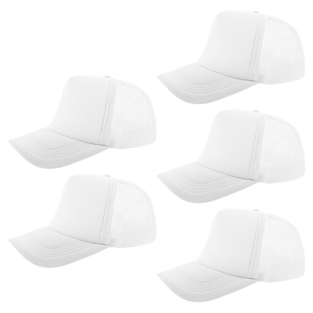 5Pcs Blank Mesh Baseball Cap D - Hat Sublimation Blank ulasan dan harga