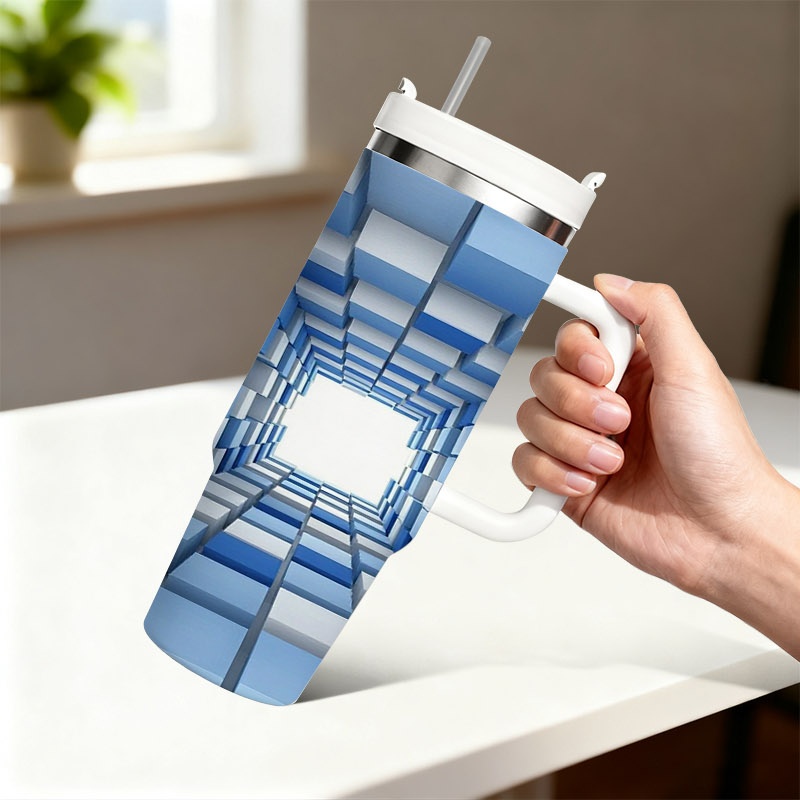 40 Oz Stainless Steel Double W - Sublimation Mug White ulasan dan harga