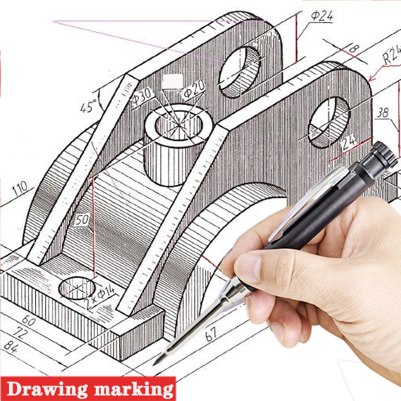 6 Colors Woodworking Automatic - Staedtler Pencil Lumocolor ulasan dan harga