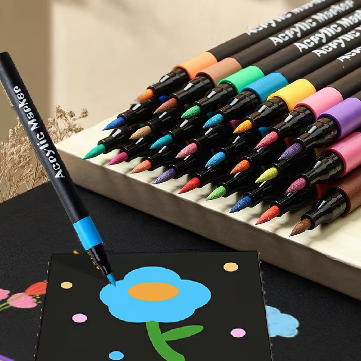 12/24/36pcs Soft Brush Tip Acr - Copic Marker Classic ulasan dan harga